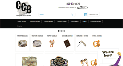 Desktop Screenshot of ccbuckles.com
